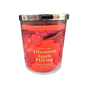 NEW! Bath & Body Works Afternoon Apple Picking Candle Single Wick 8 oz Lovely